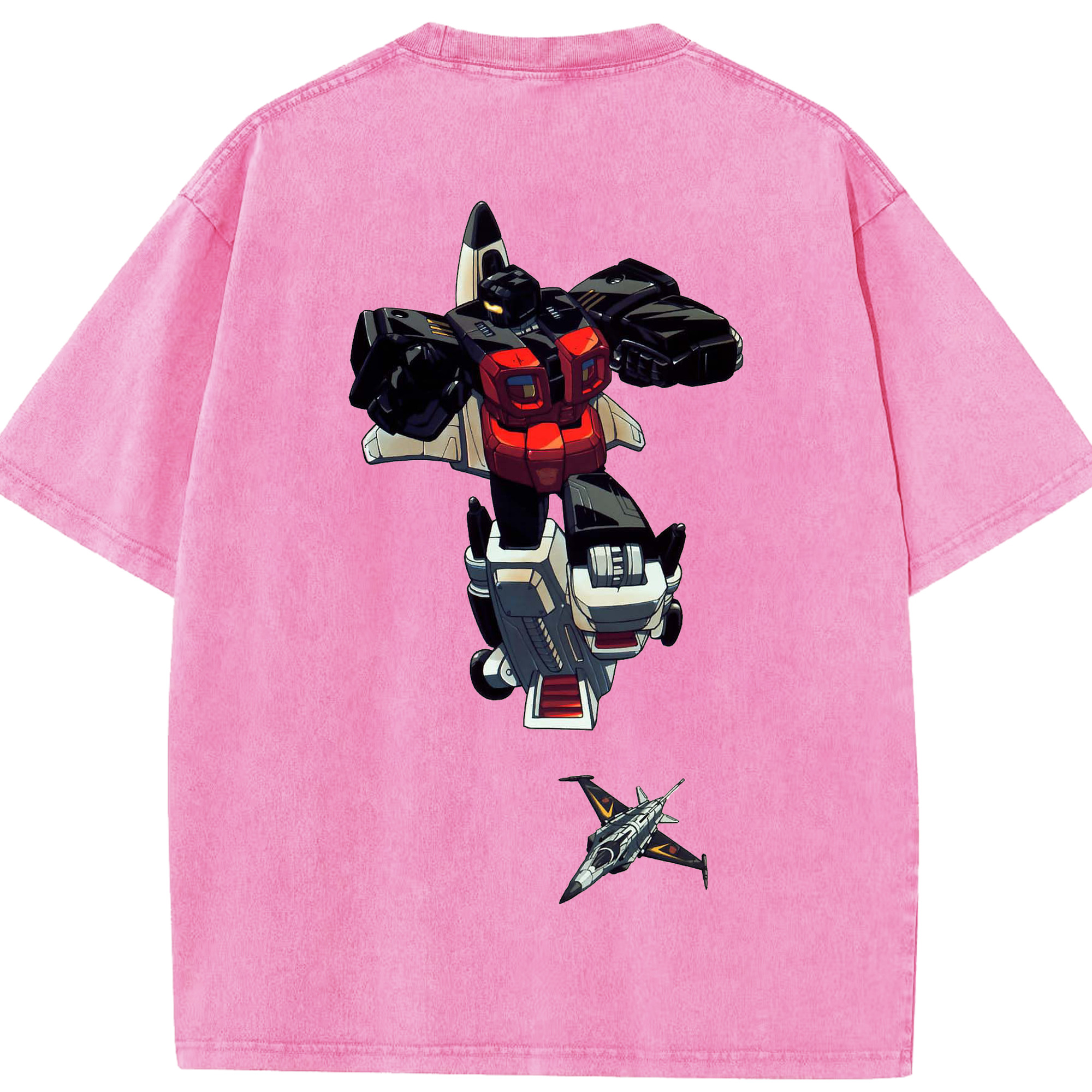 （画像用）  綿100% ヴィンテージ風 半袖Tシャツ（背面プリント）